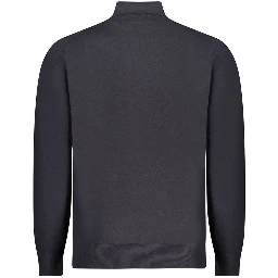 Blue Wool Men's Sweater