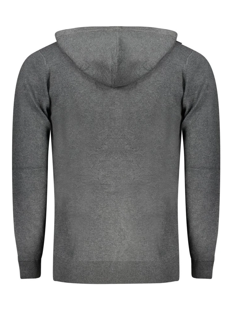 Grigio Poliammide Men's Cardigan alternative