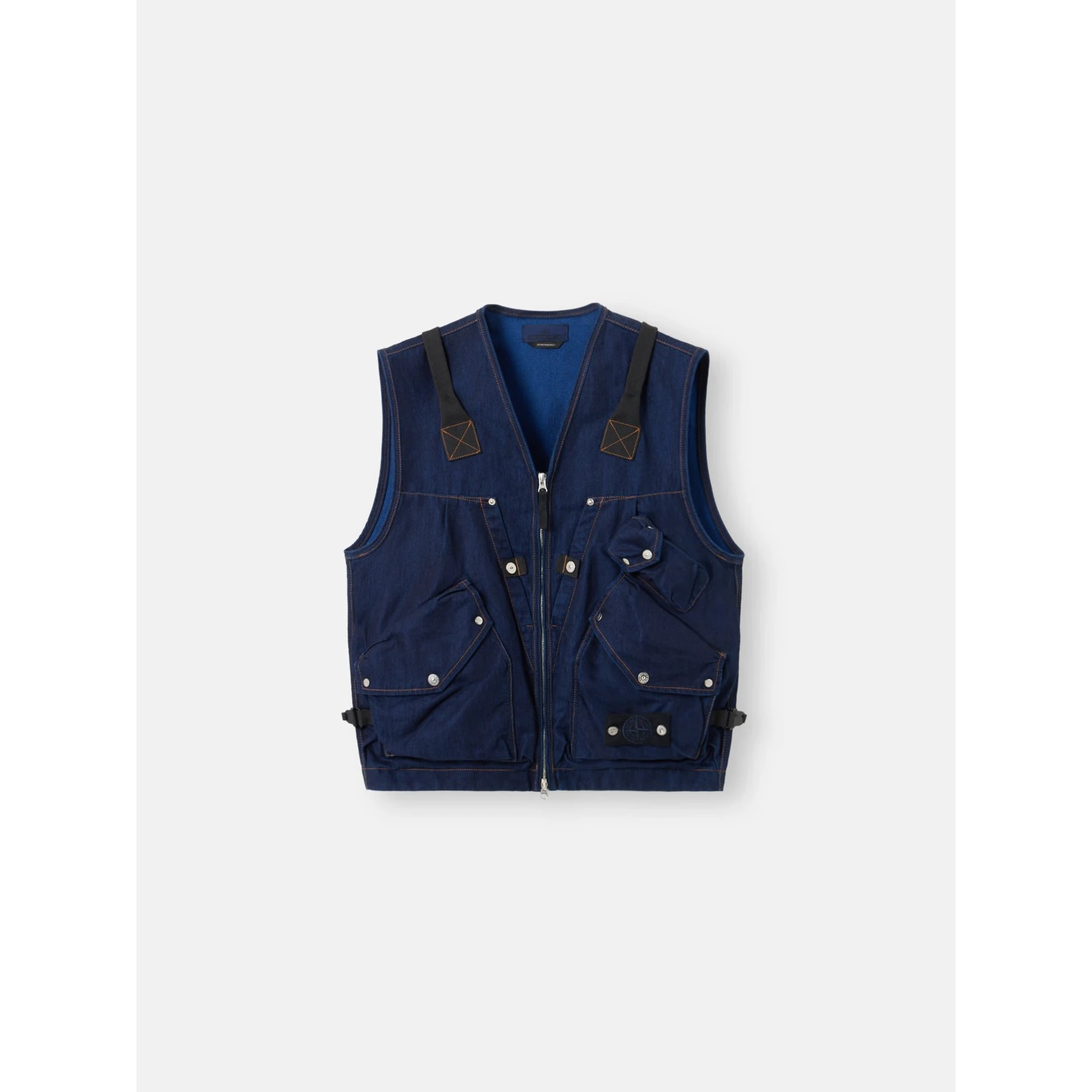 Utility sleeveless jacket