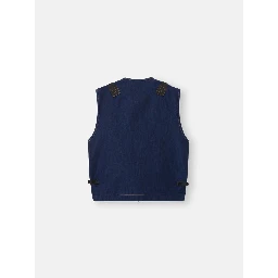 Utility sleeveless jacket