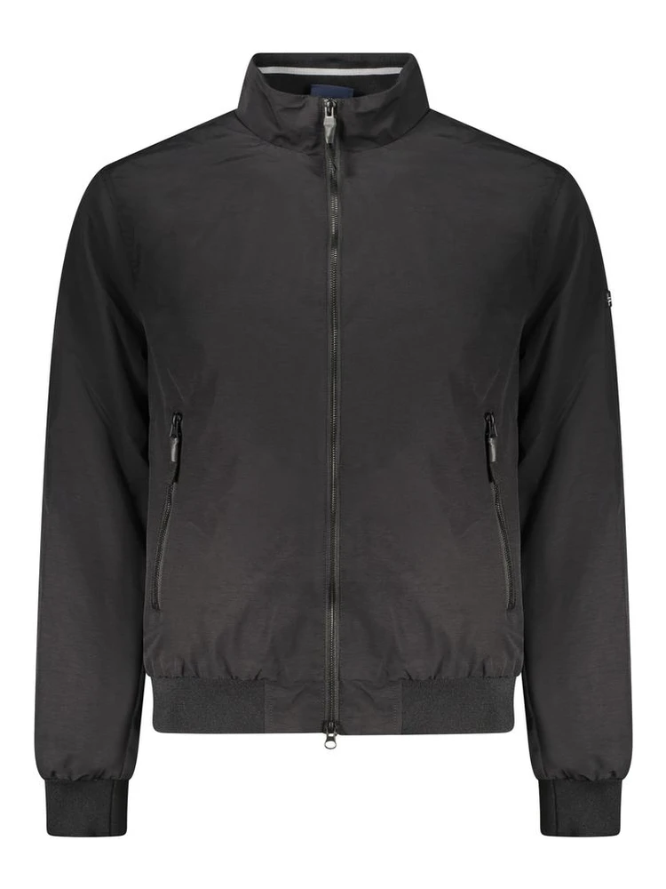 Black Cotton Men's Jacket