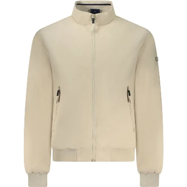 Beige Cotton Male Jacket