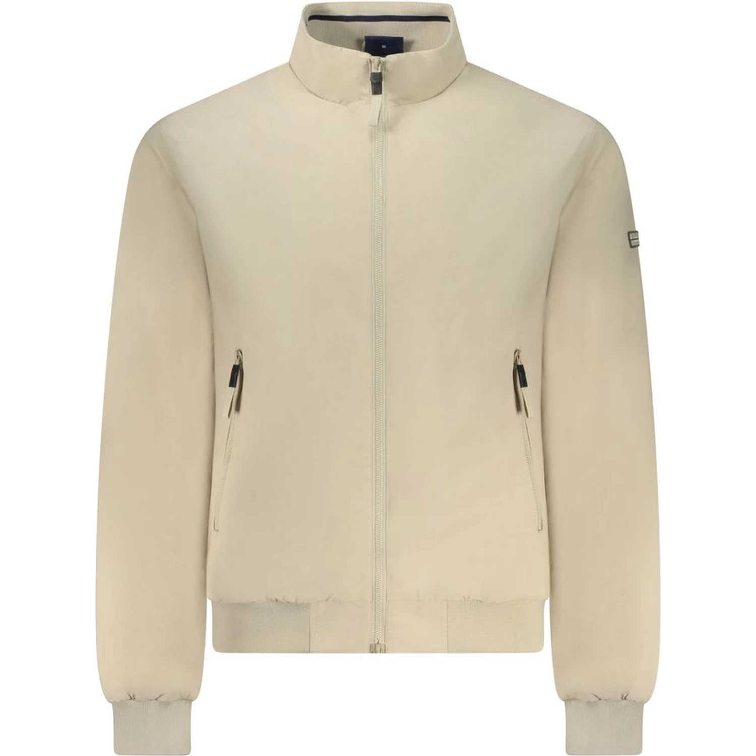 Beige Cotton Male Jacket