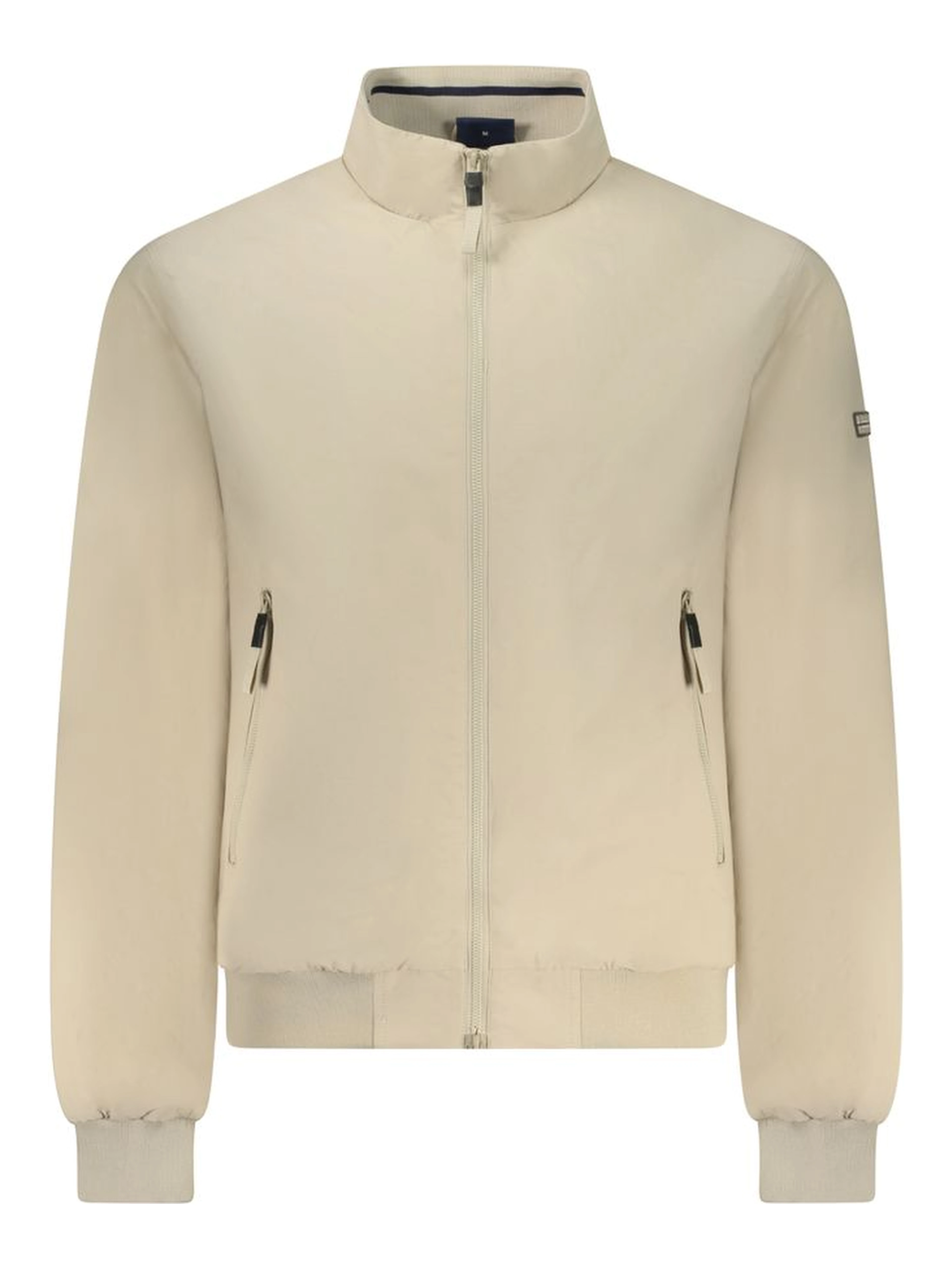 Beige Cotton Male Jacket