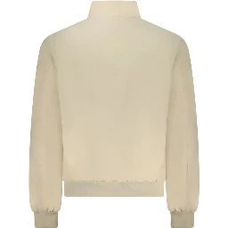 Beige Cotton Male Jacket