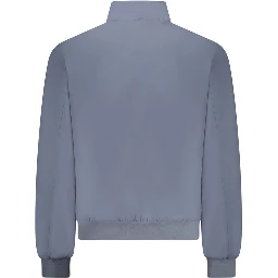 Blue Cotton Men's Jacket
