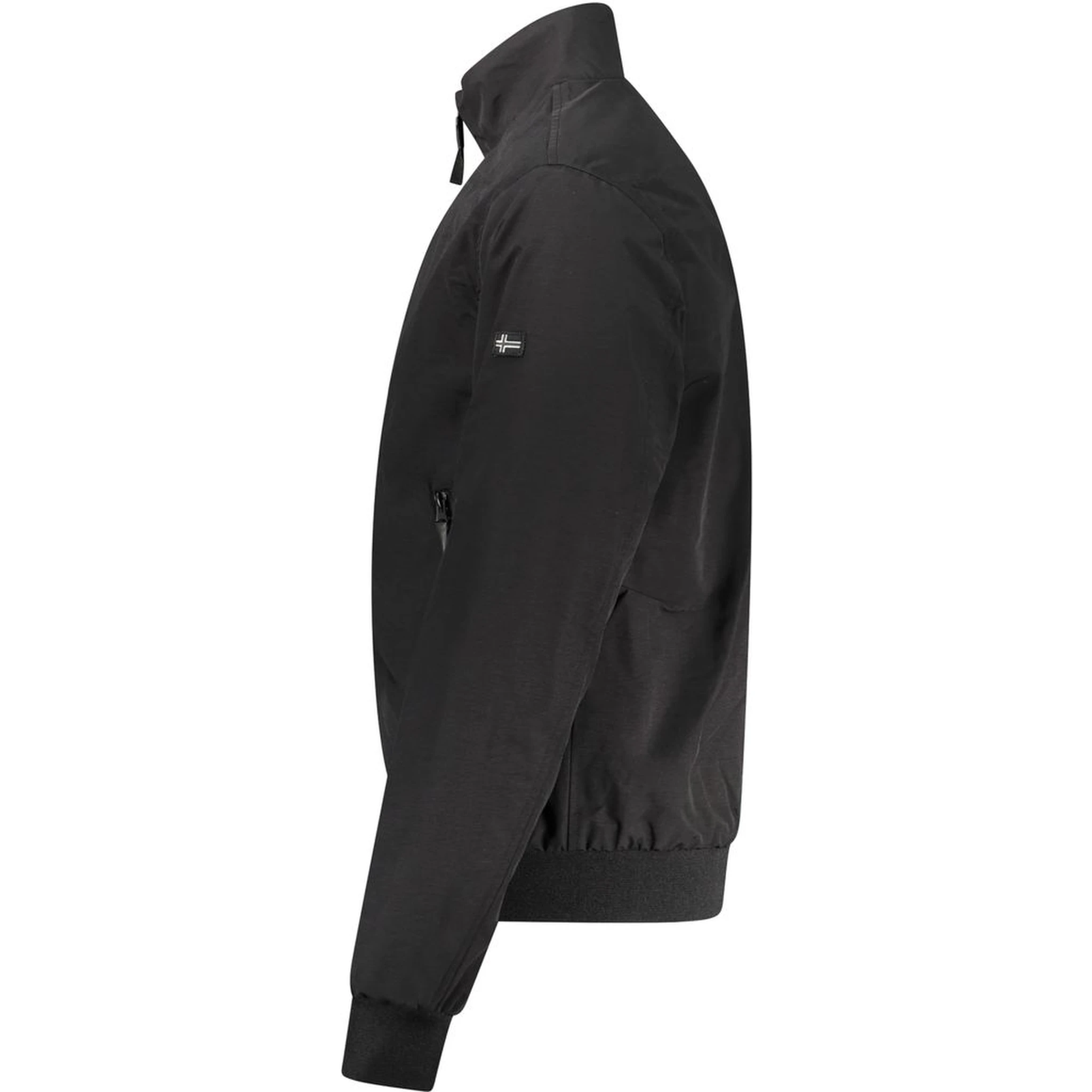 Black Cotton Men's Jacket