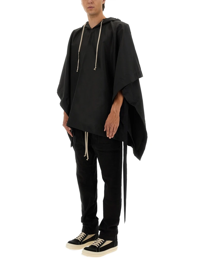 CAPE WITH HOOD