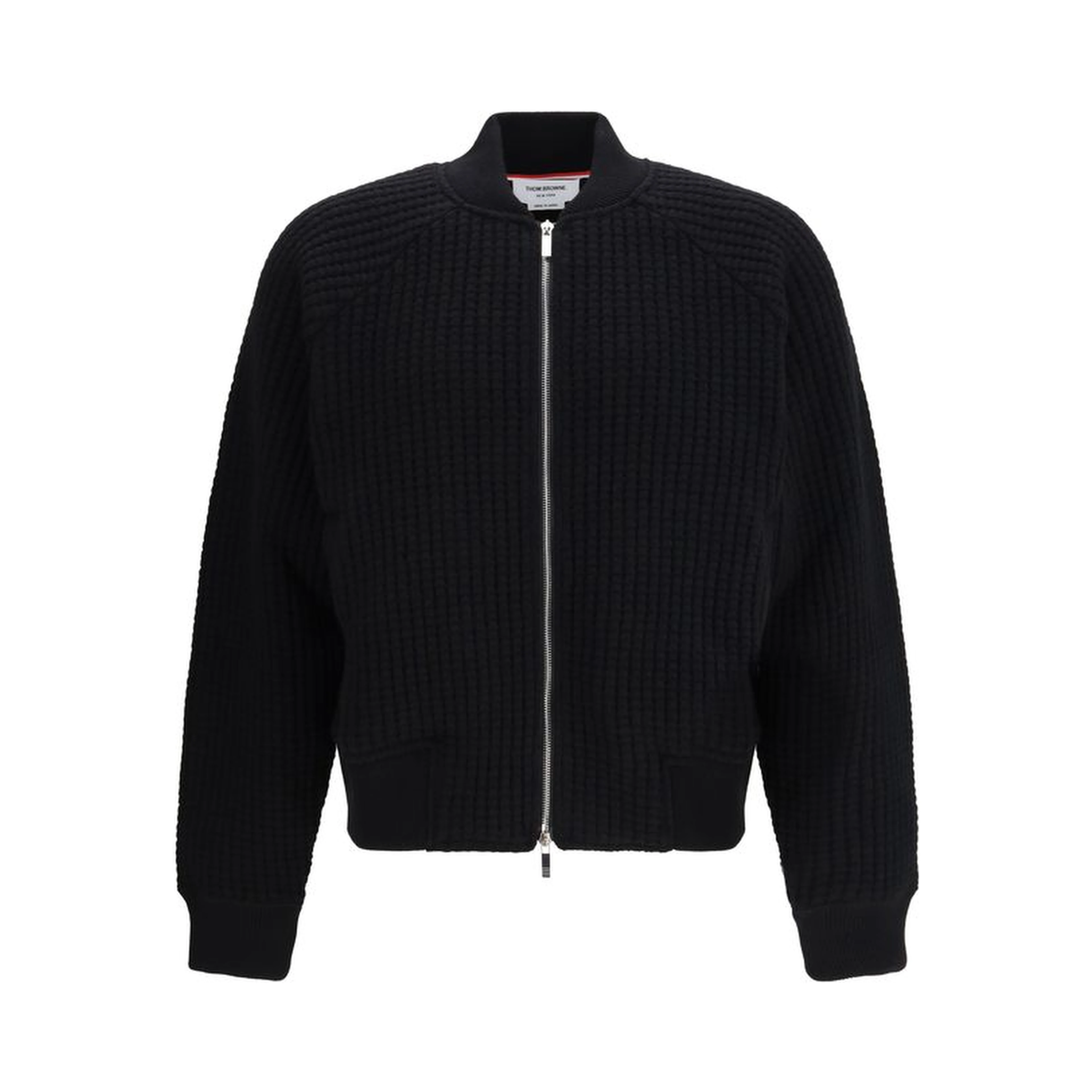 Black Wool Bomber