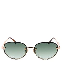 نظارات شمسية معدنية ذهبية