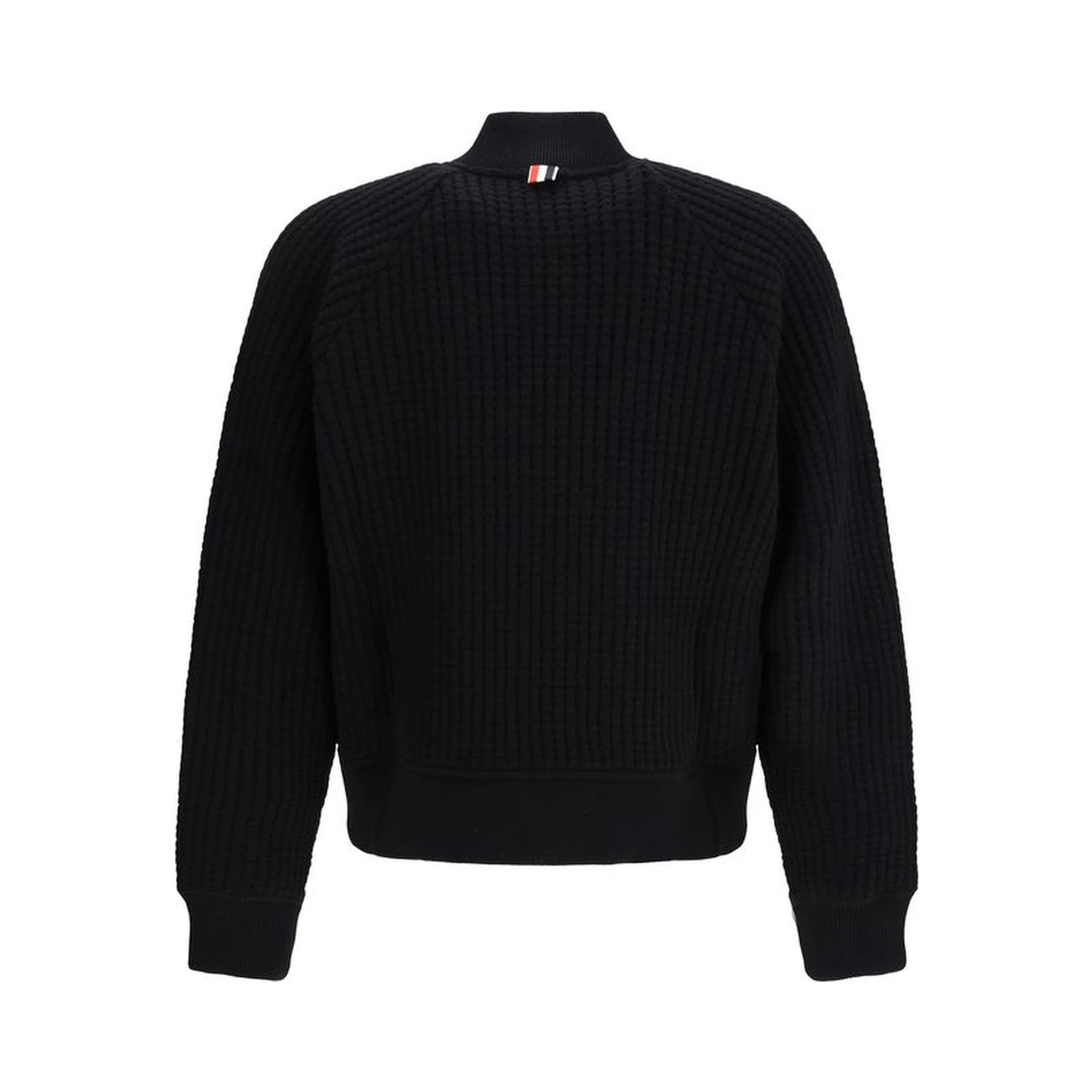 Black Wool Bomber