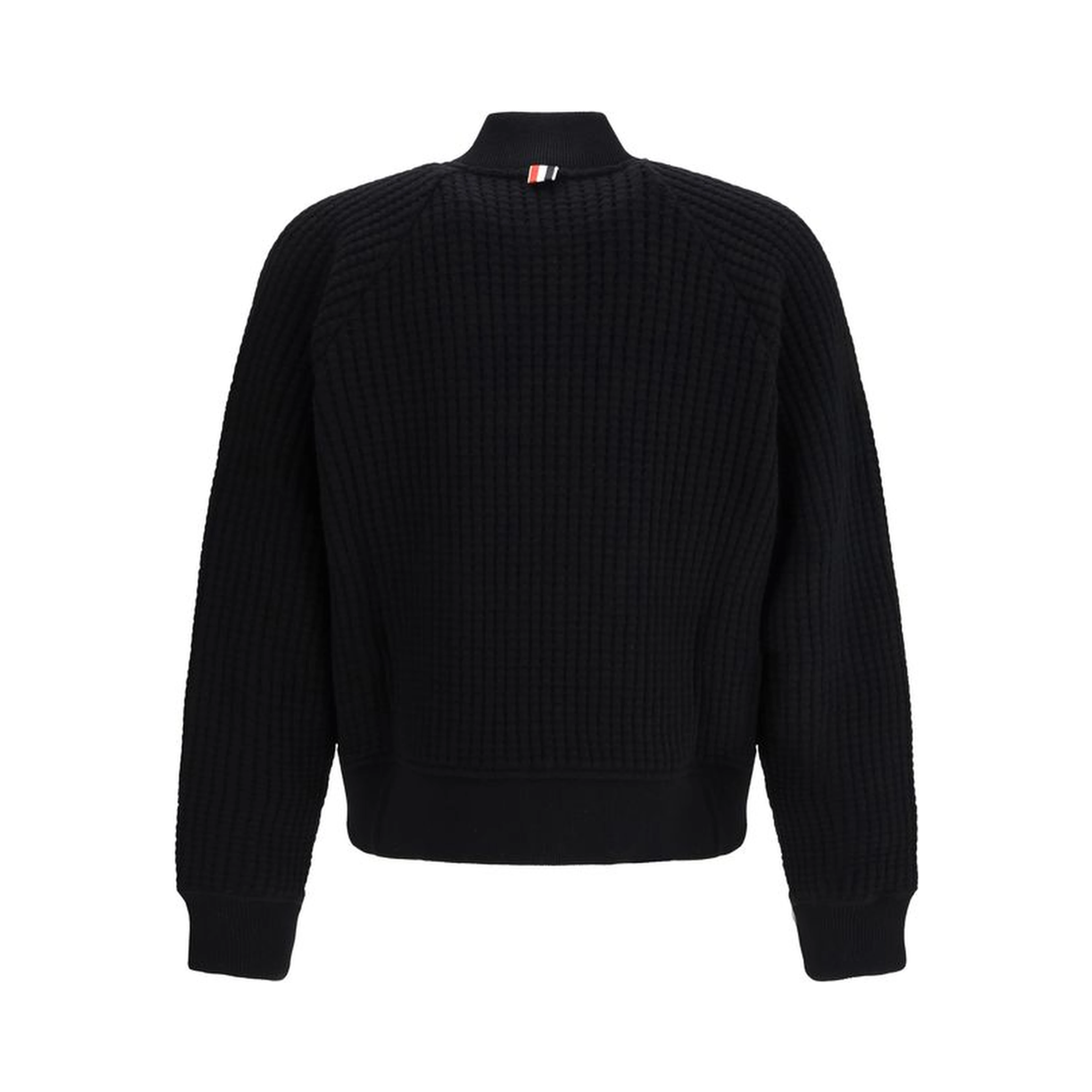 Black Wool Bomber