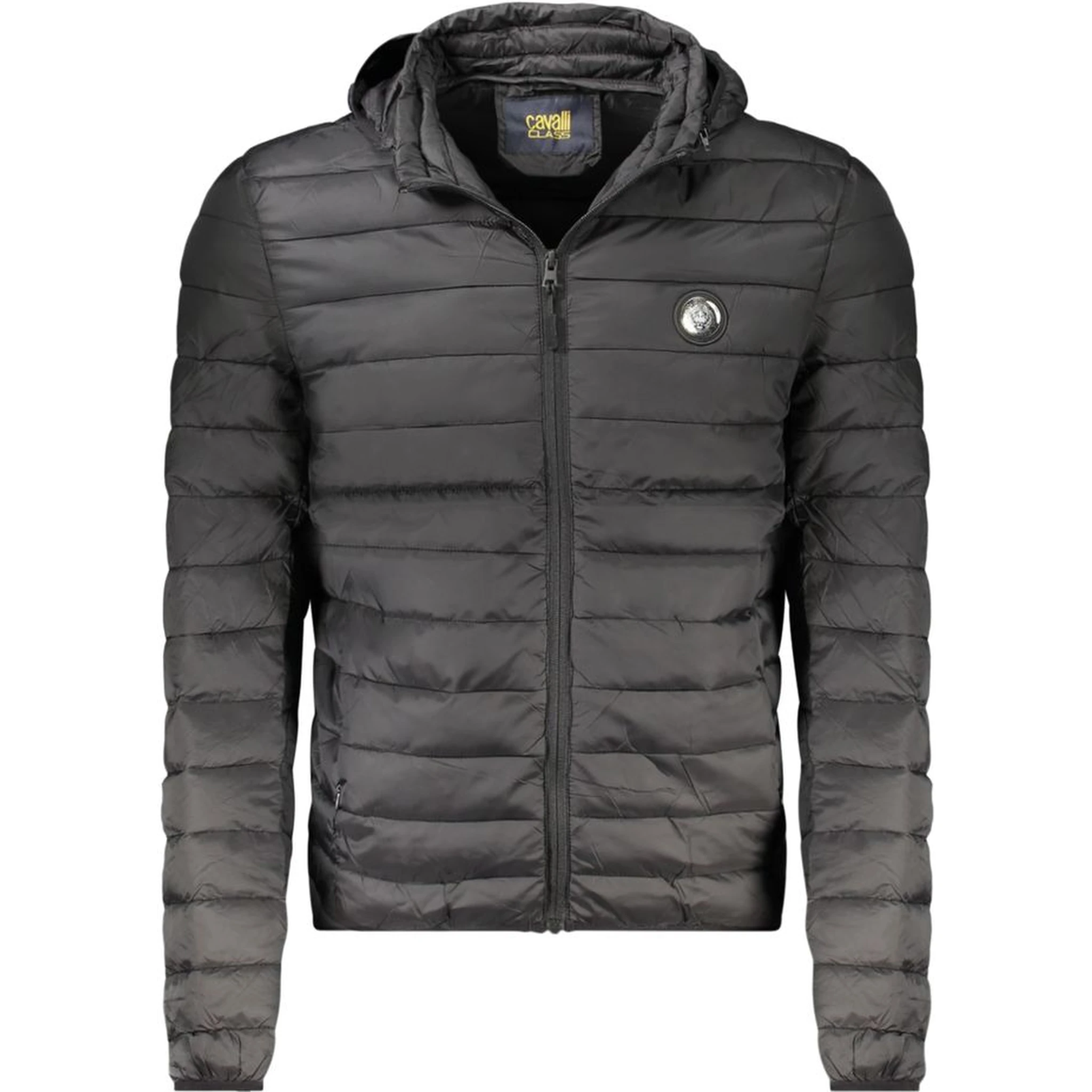 Black Polyester Jackets & Coat