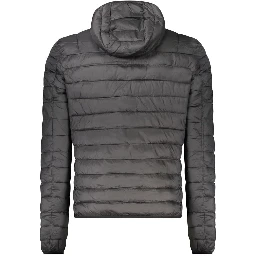 Black Polyester Jackets & Coat