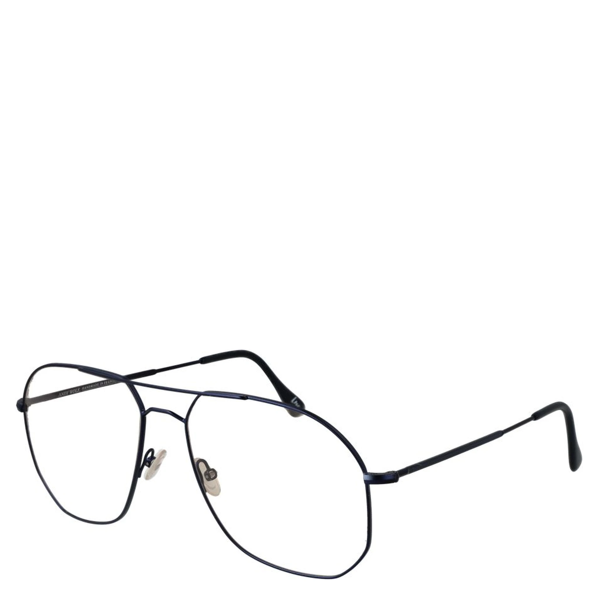 Blue Metal Glasses (Frames)