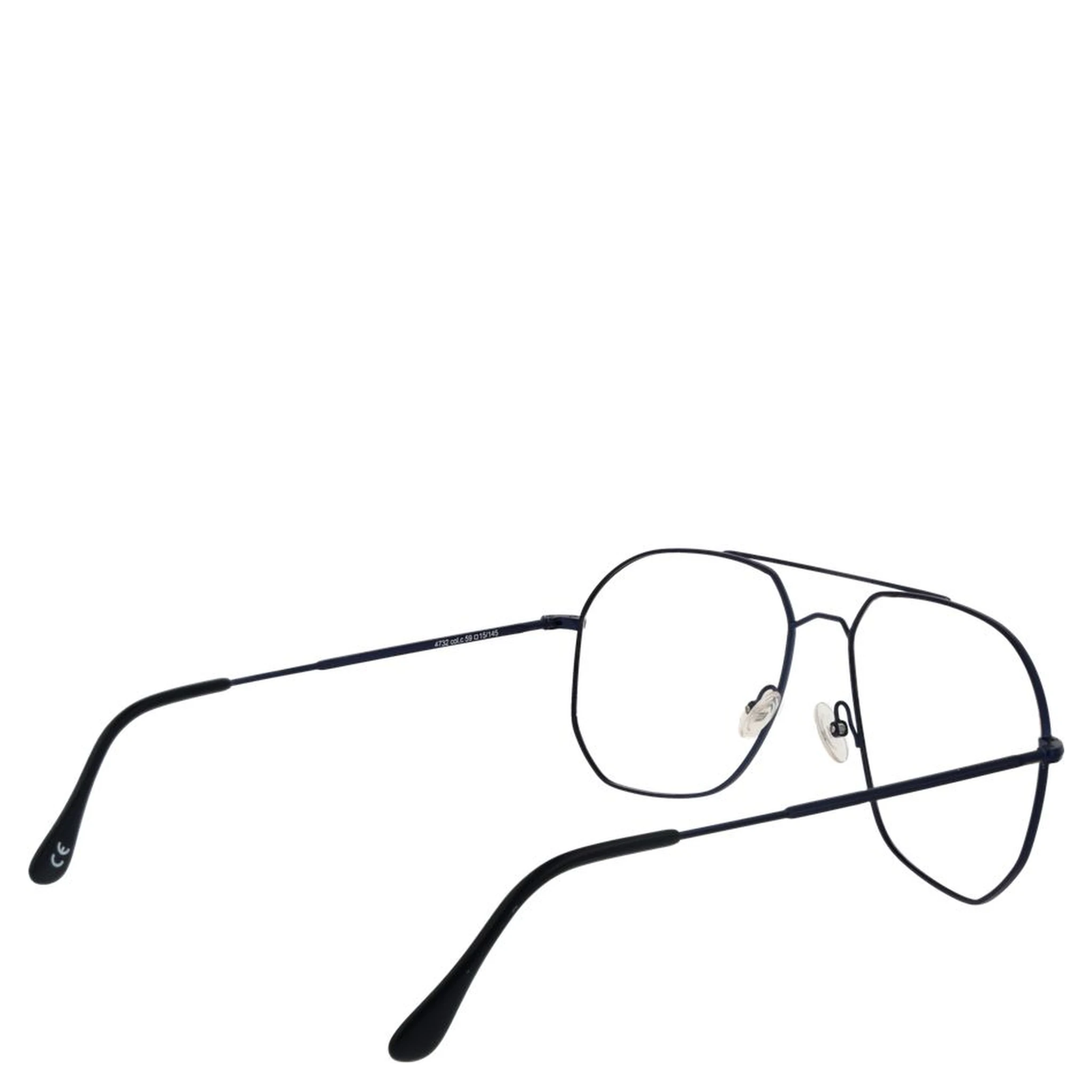 Blue Metal Glasses (Frames)