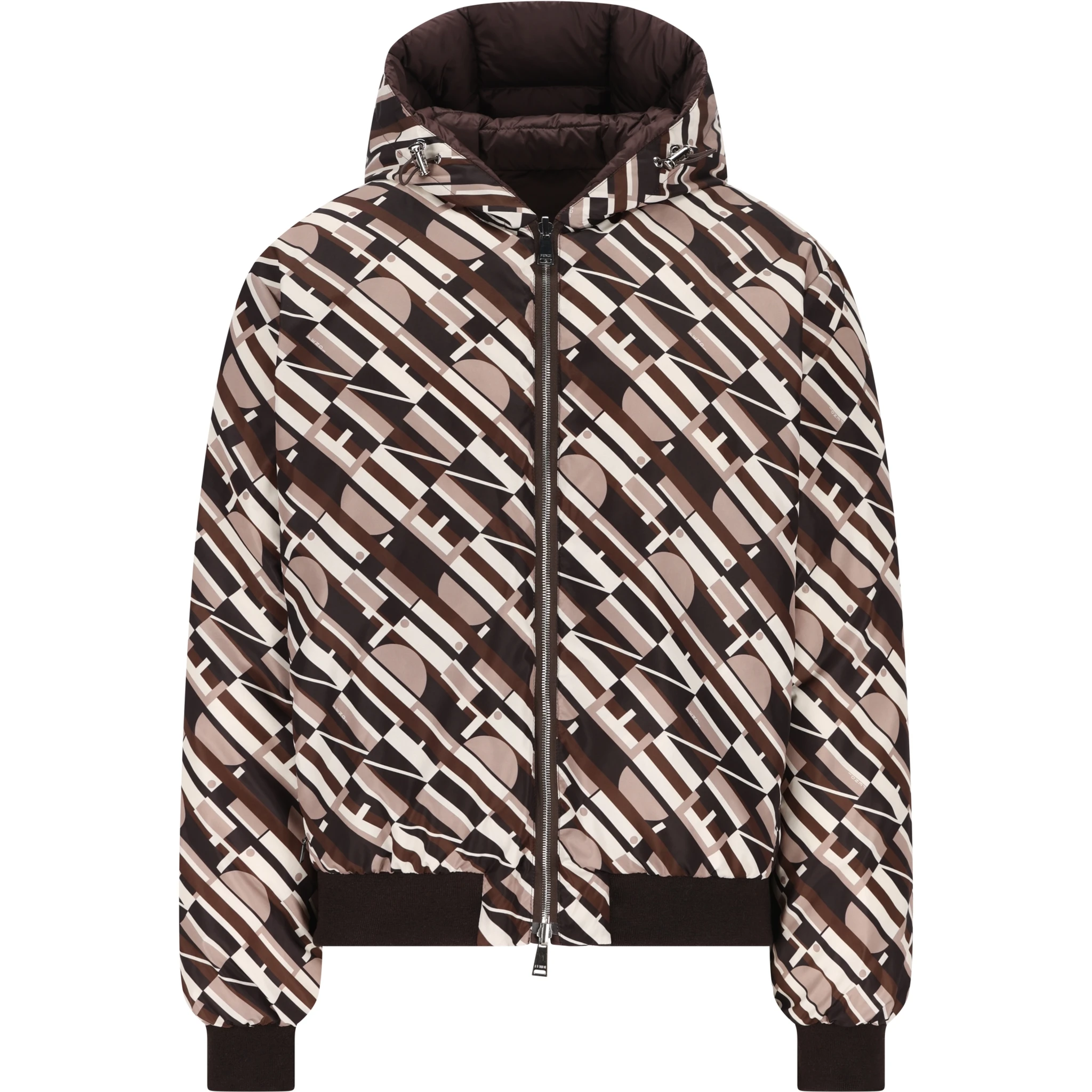 Fendi Coats Brown