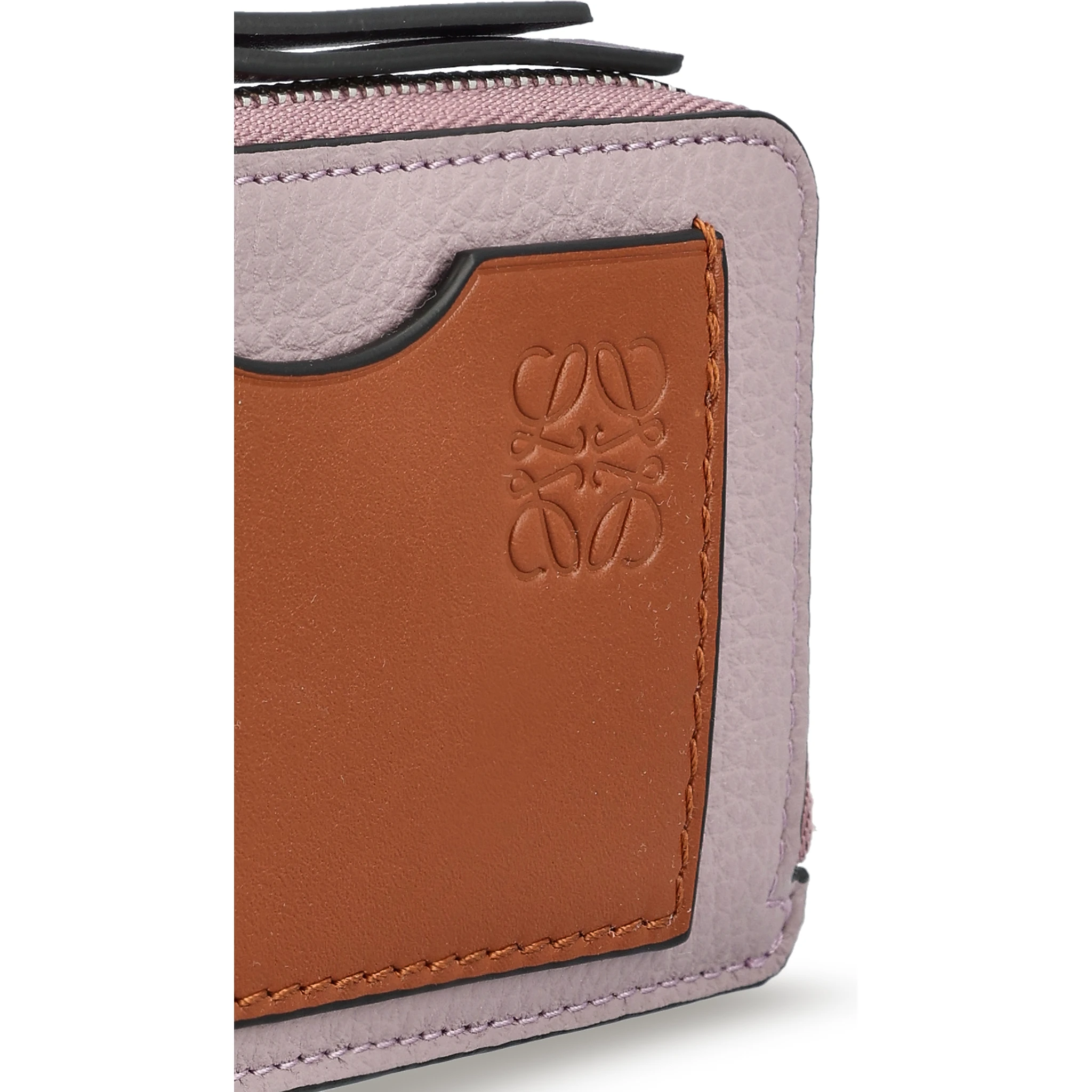 logo-embossed cardholder