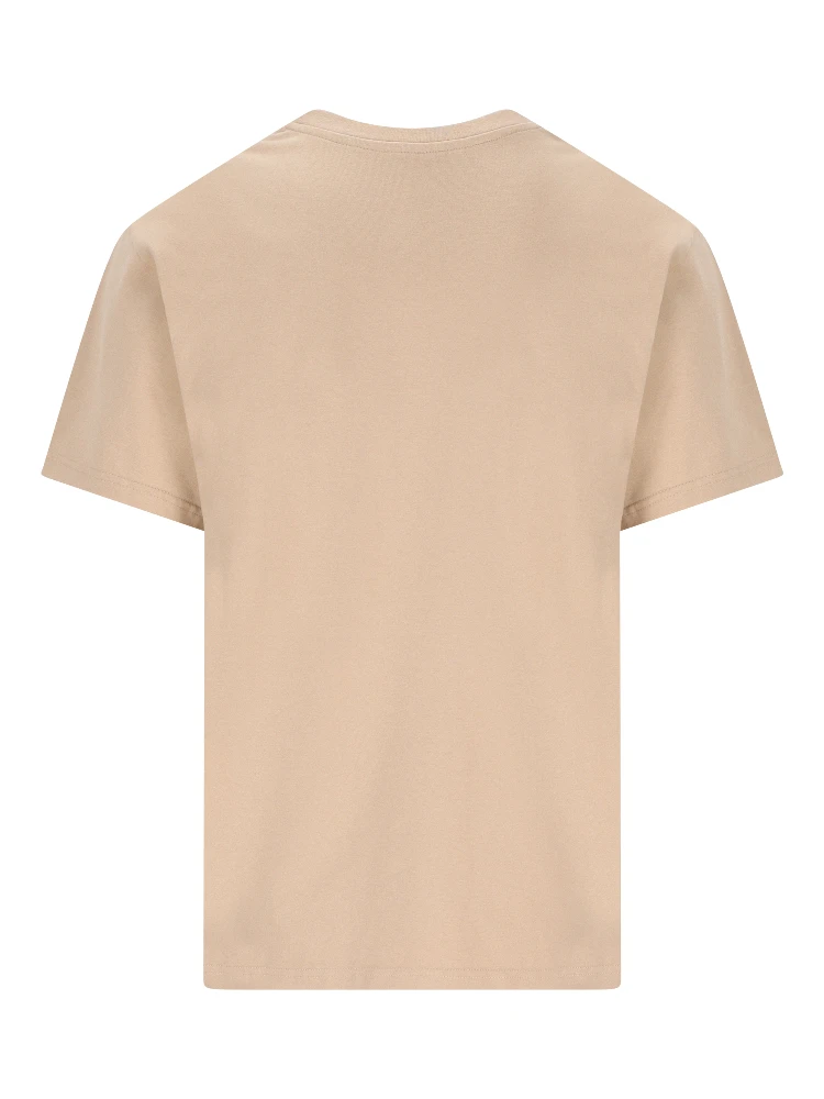 logo-patch cotton T-shirt alternative