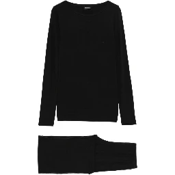 eagle-logo cotton pajama top