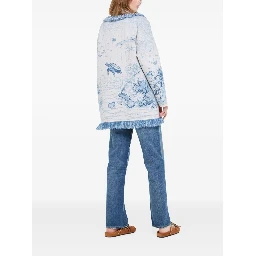 Alanui Sweaters Clear Blue