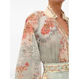 Zimmermann Shirts Clear Blue