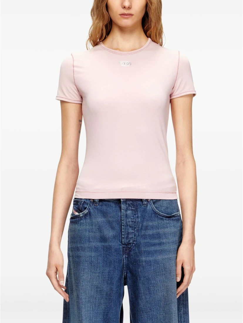 Diesel T-shirts and Polos Pink