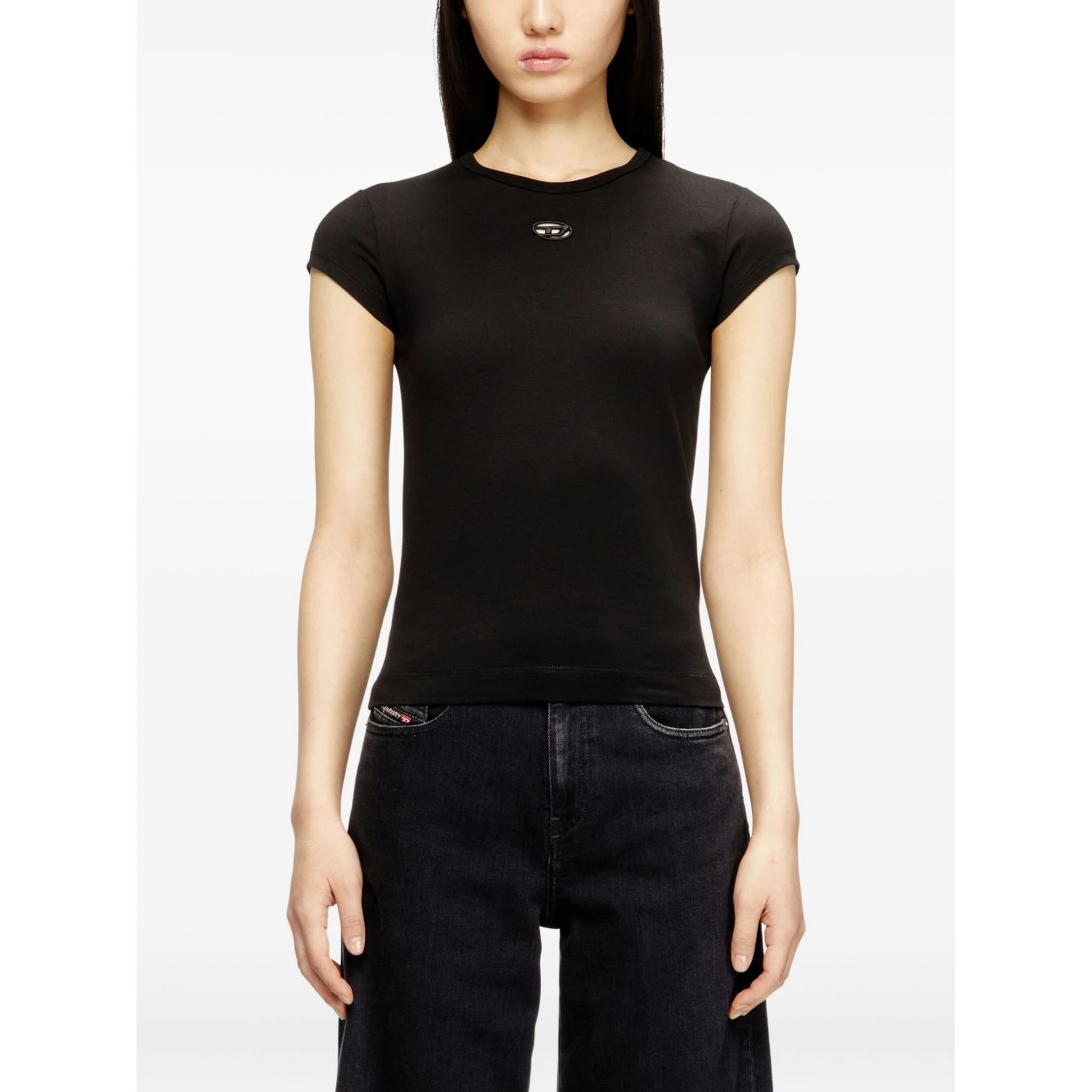 Diesel T-shirts and Polos Black