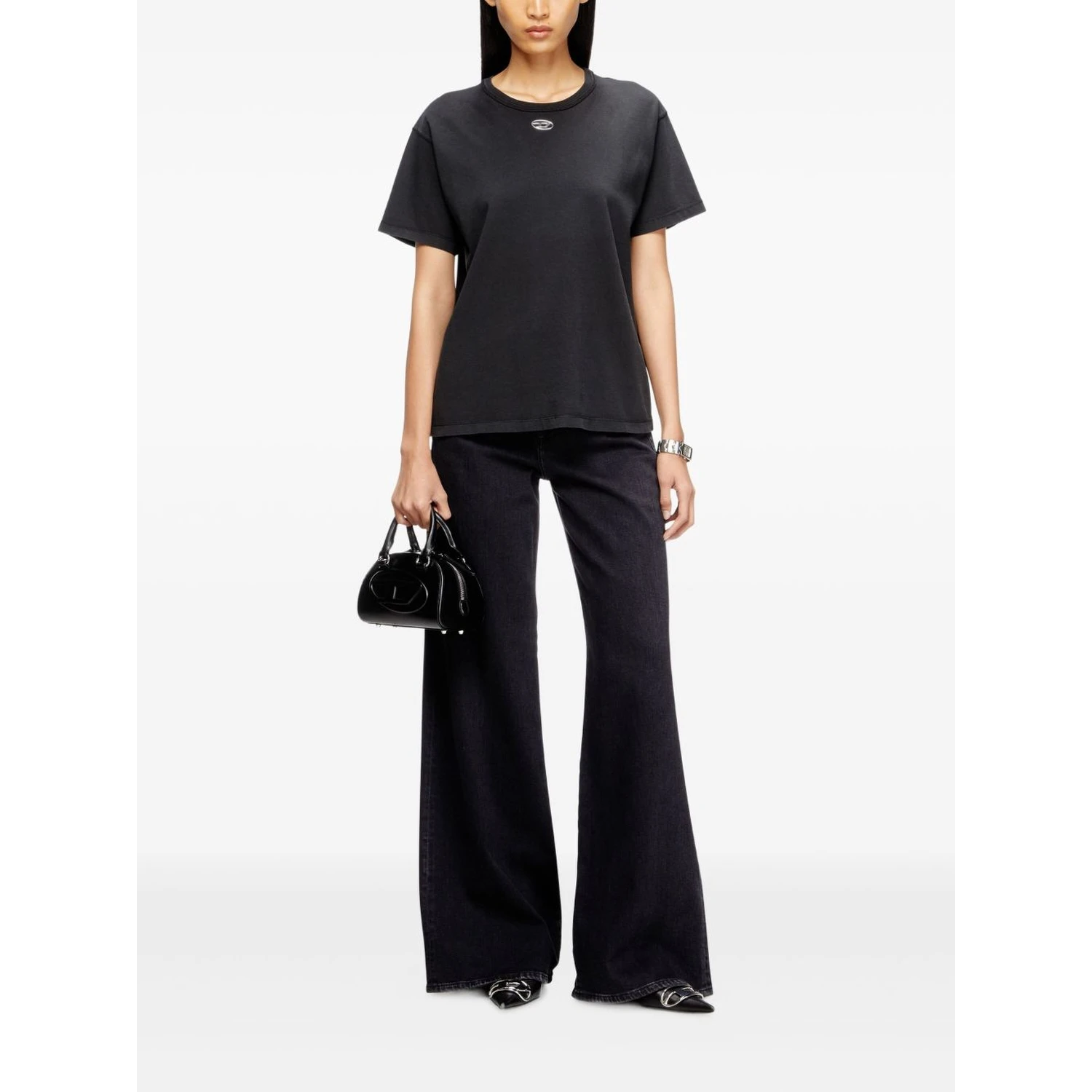 Diesel T-shirts and Polos Black