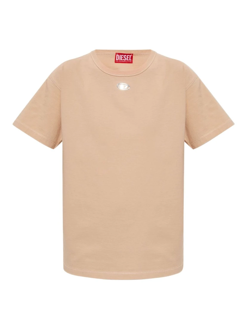 Diesel T-shirts and Polos Beige
