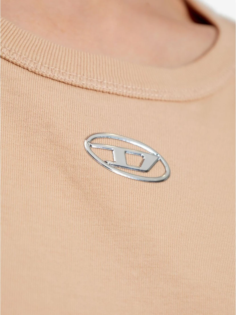Diesel T-shirts and Polos Beige