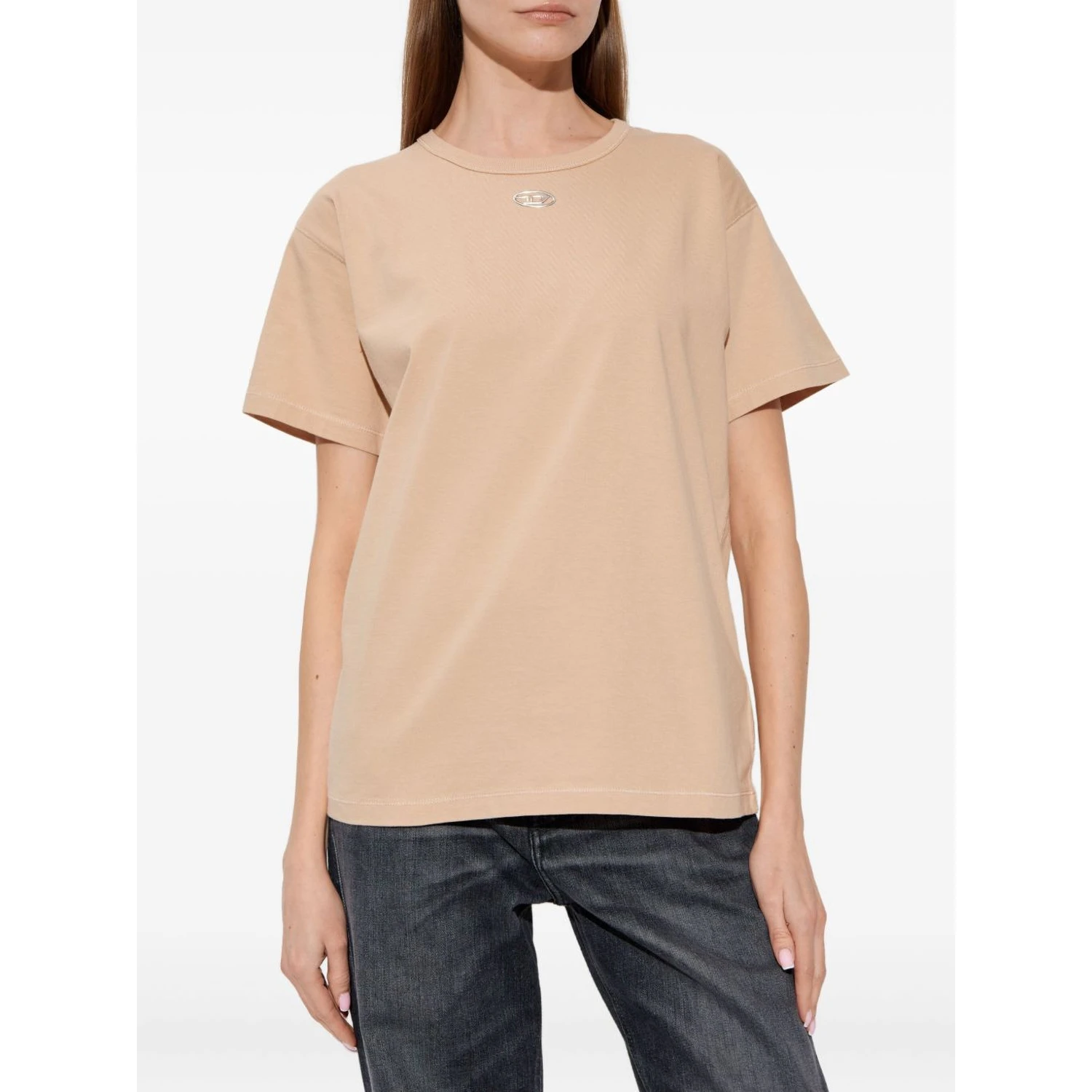 Diesel T-shirts and Polos Beige