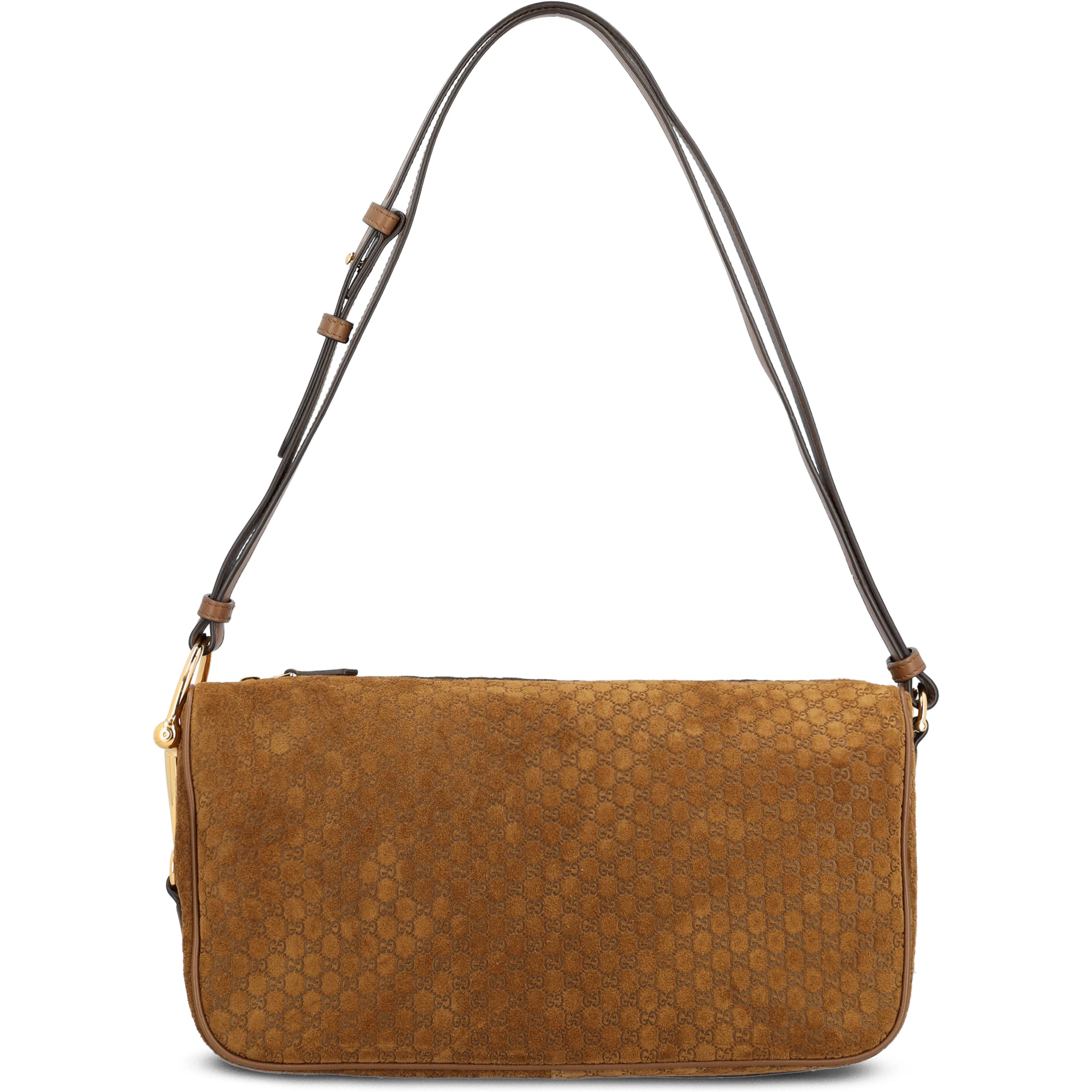 Half Horsebit Medium Shoulder Bag