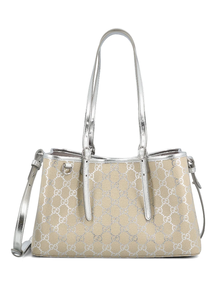 GG Emblem Medium Tote Bag