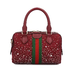 Ophidia Crystals Small Boston Bag