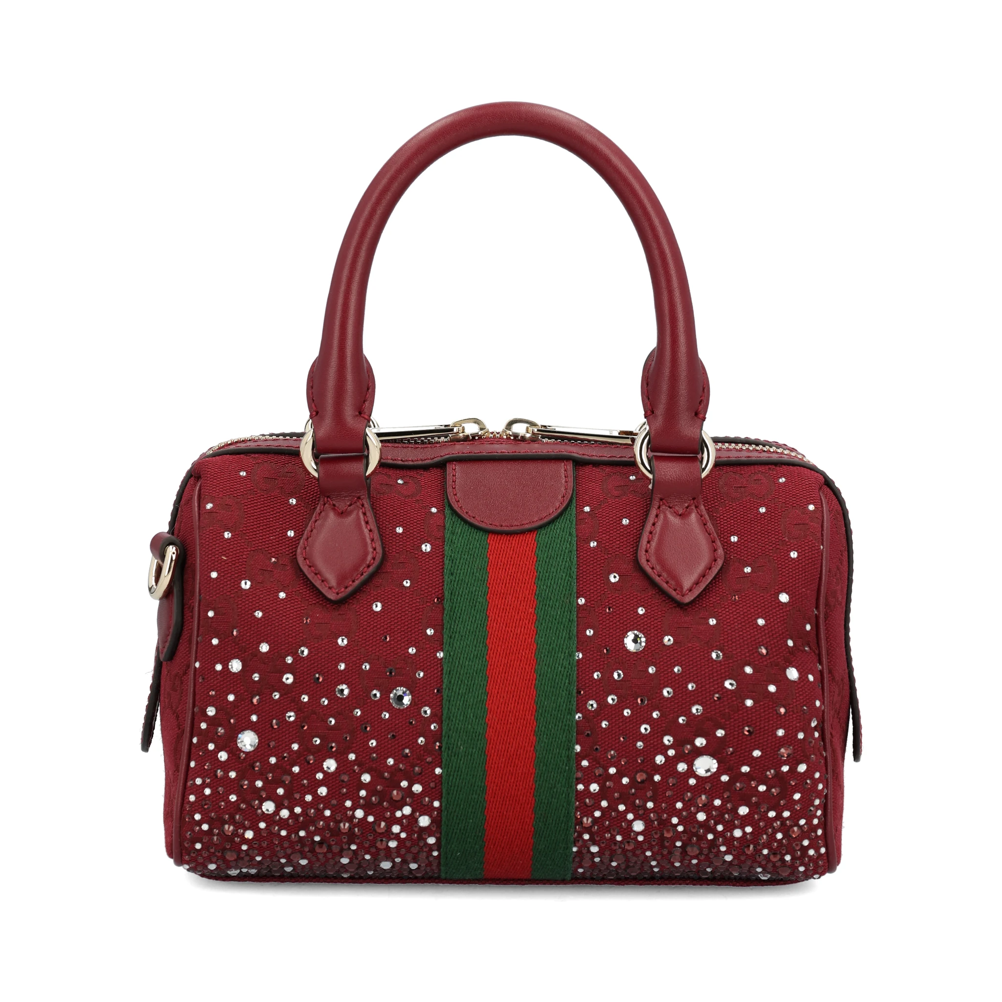 Ophidia Crystals Small Boston Bag