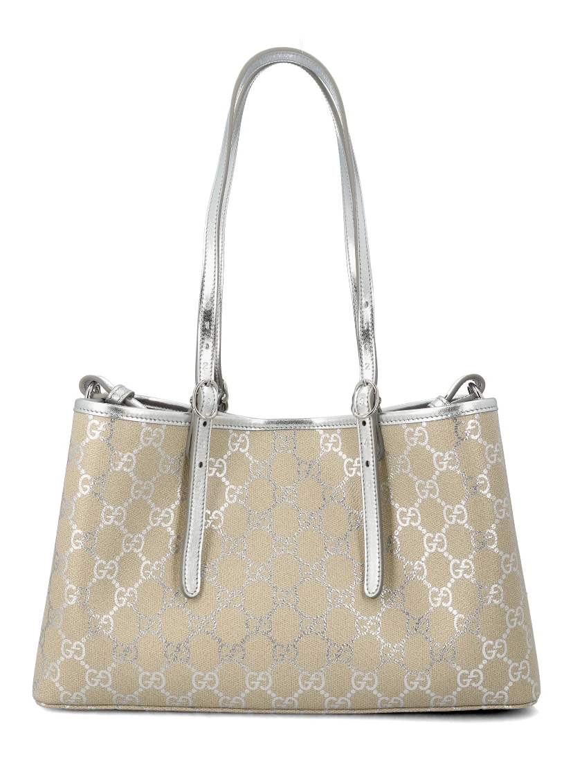 GG Emblem Medium Tote Bag