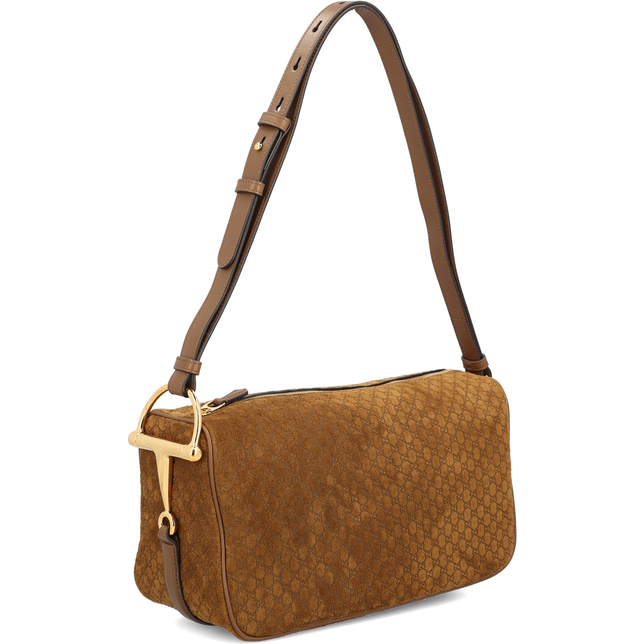 Half Horsebit Medium Shoulder Bag