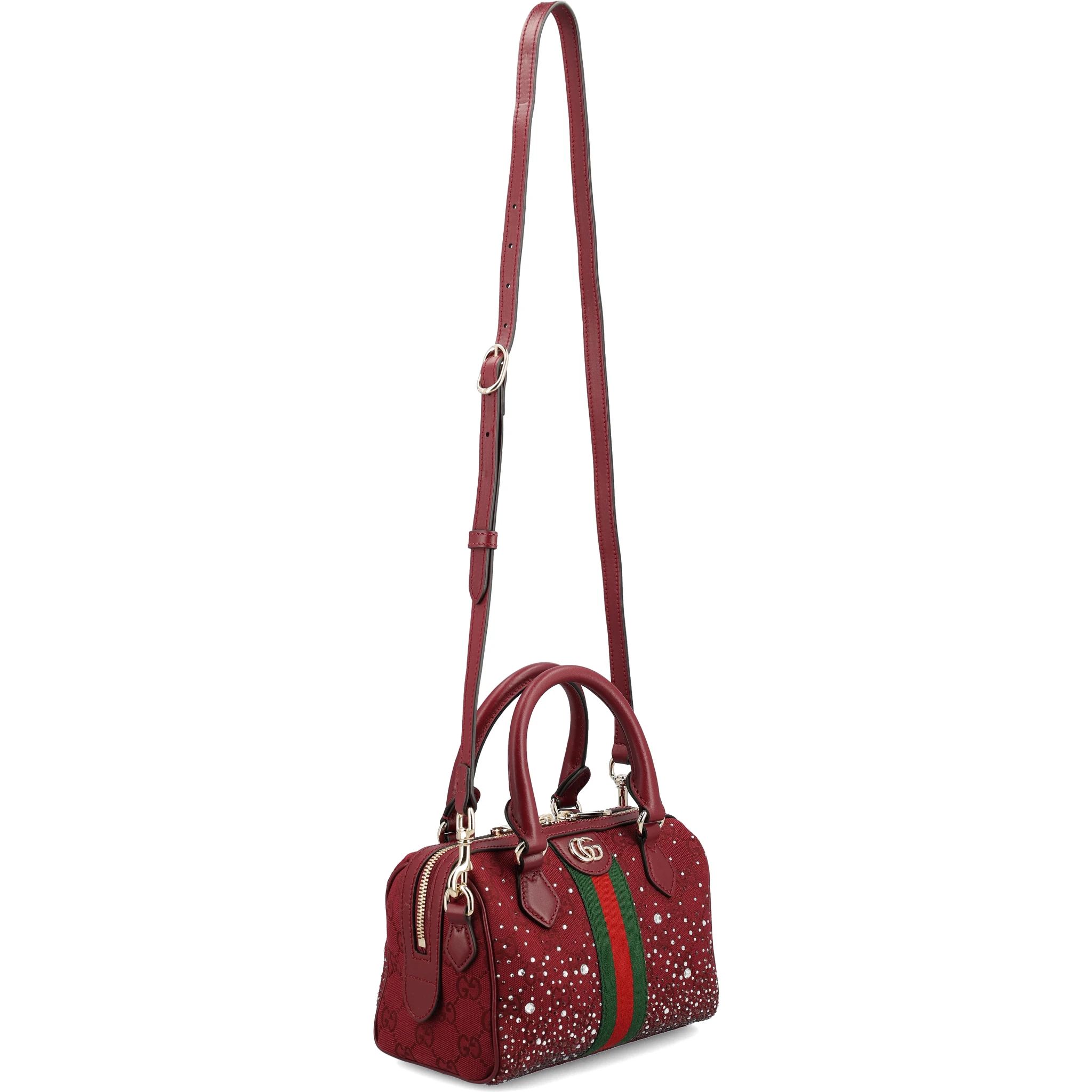 Ophidia Crystals Small Boston Bag