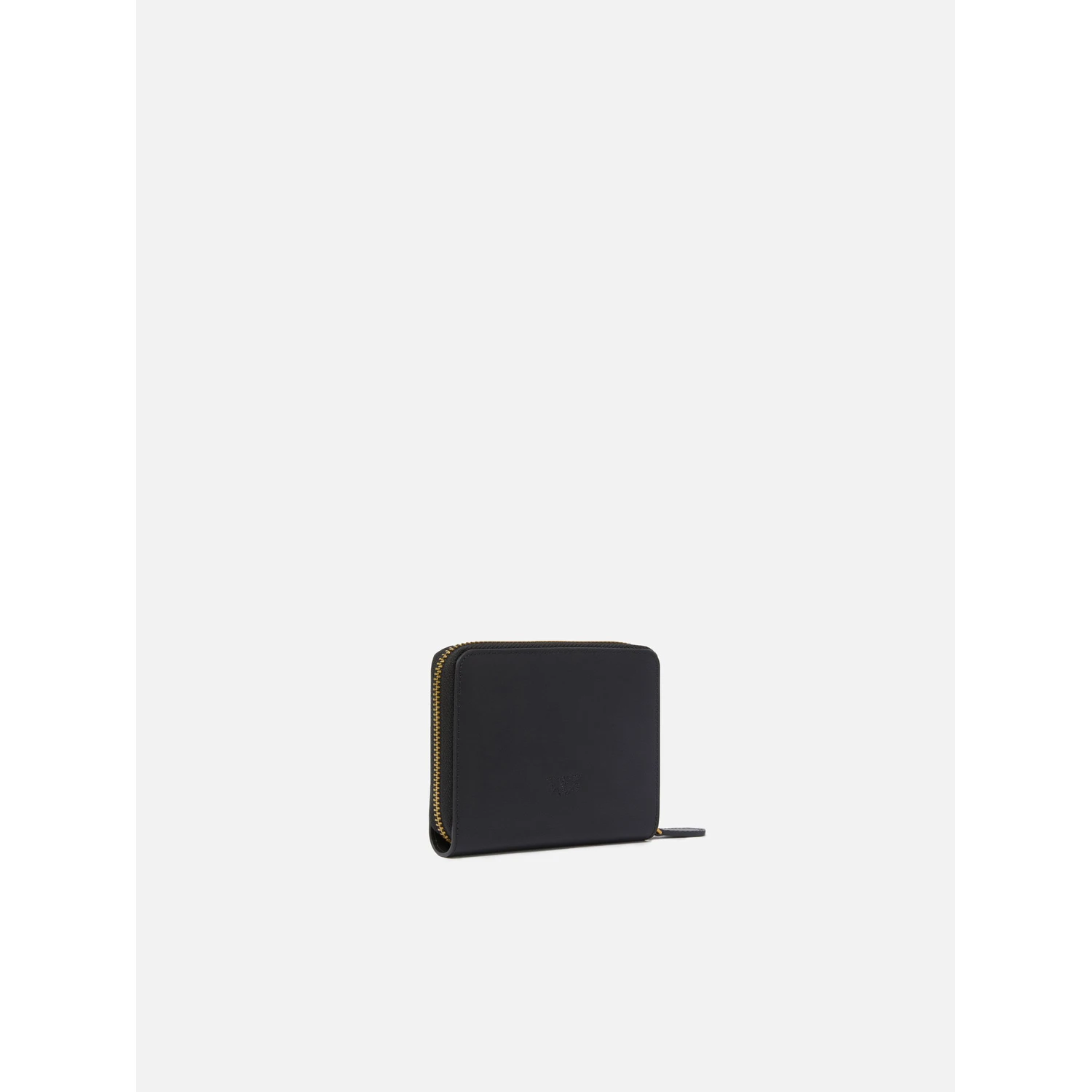 logo-plaque leather wallet