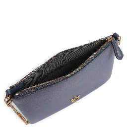 double-zip leather cross-body bag