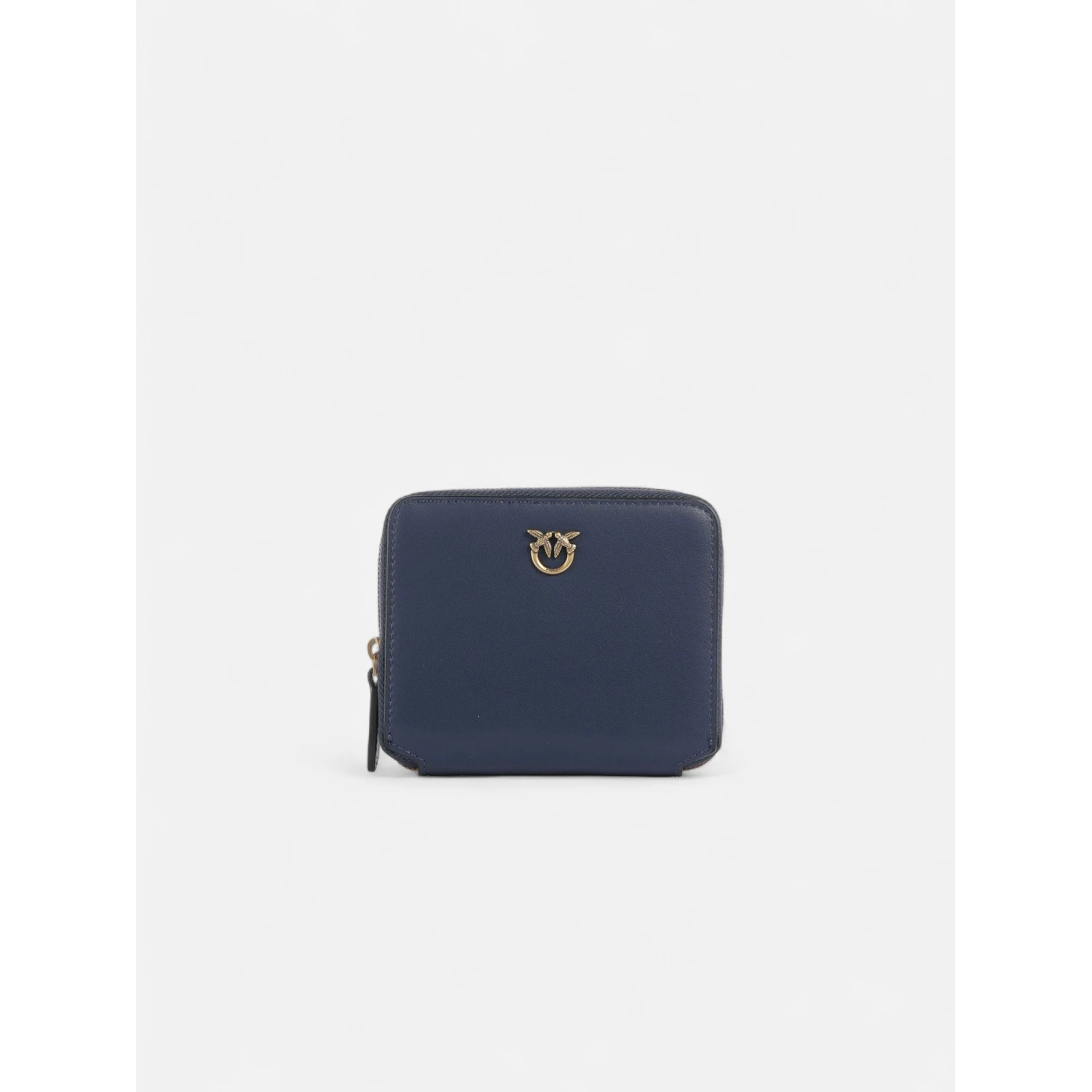 zip-around leather wallet