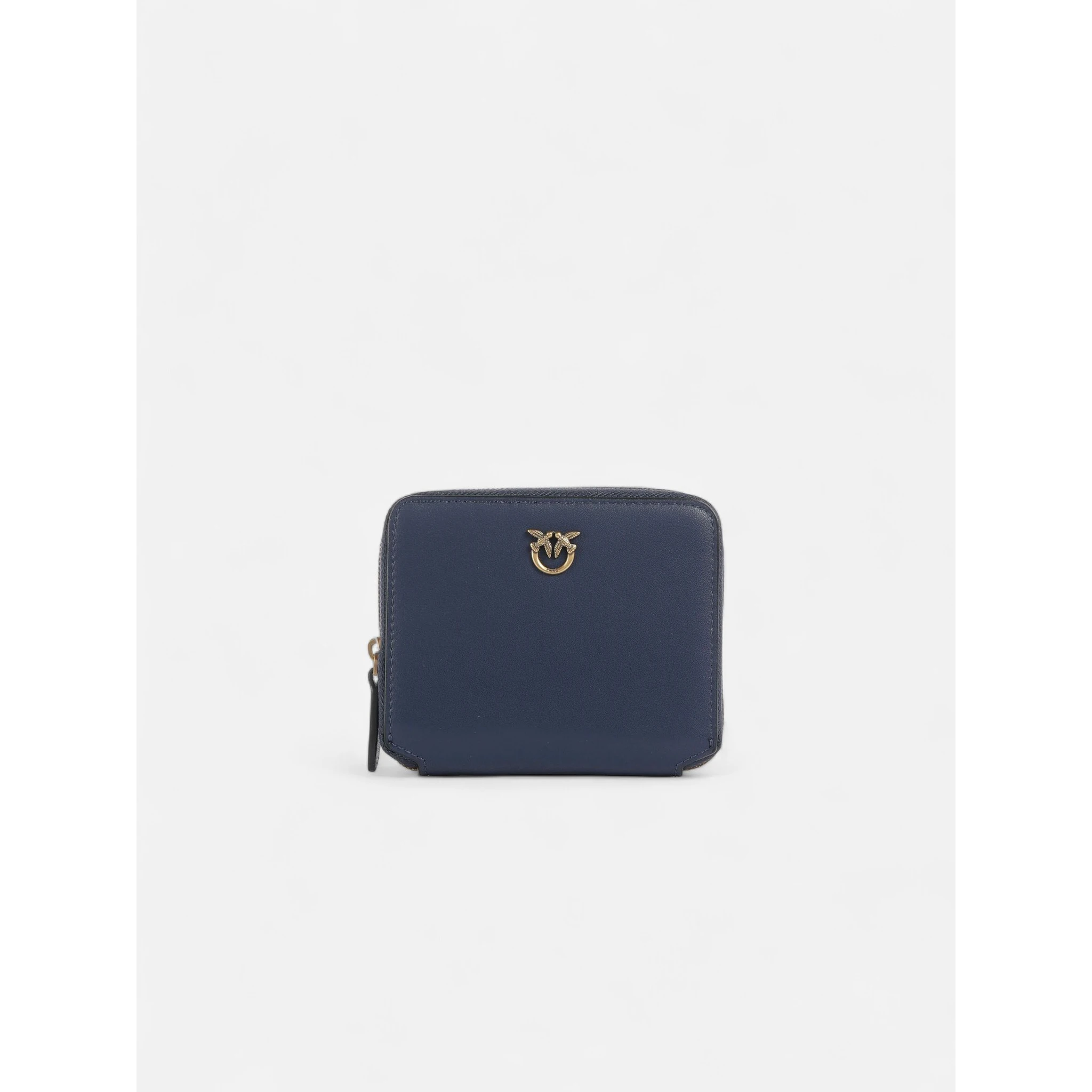 zip-around leather wallet