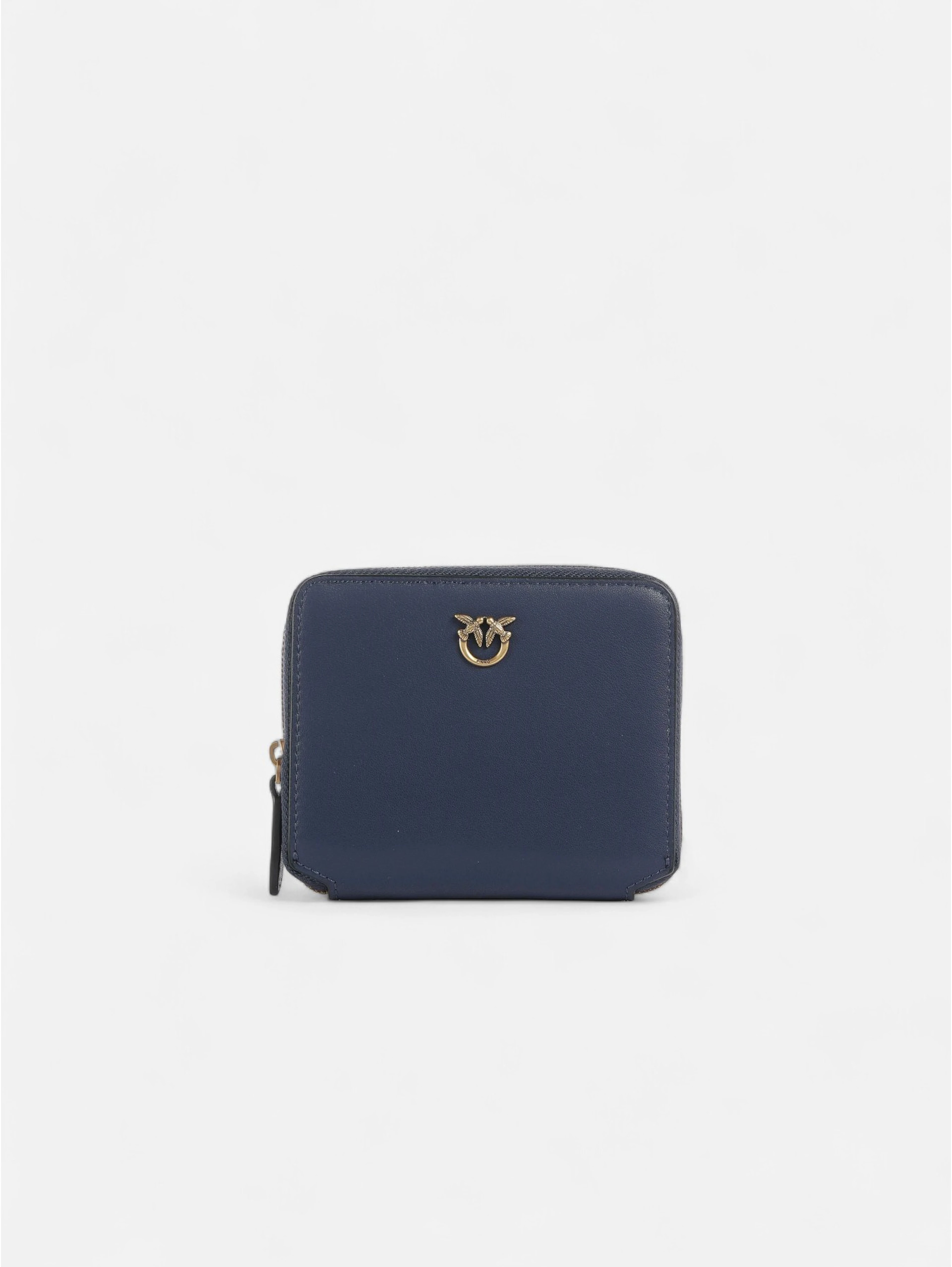 zip-around leather wallet