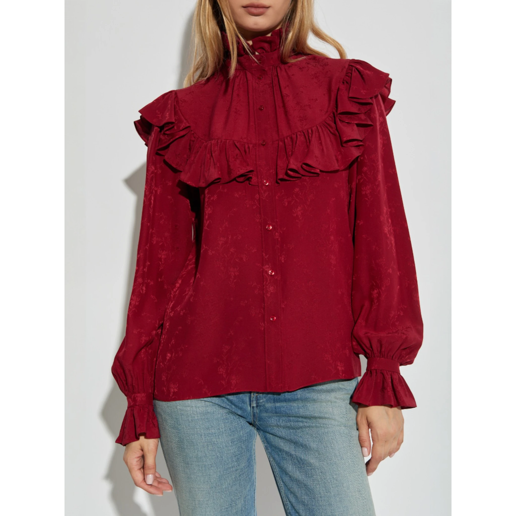 قميص سان لوران