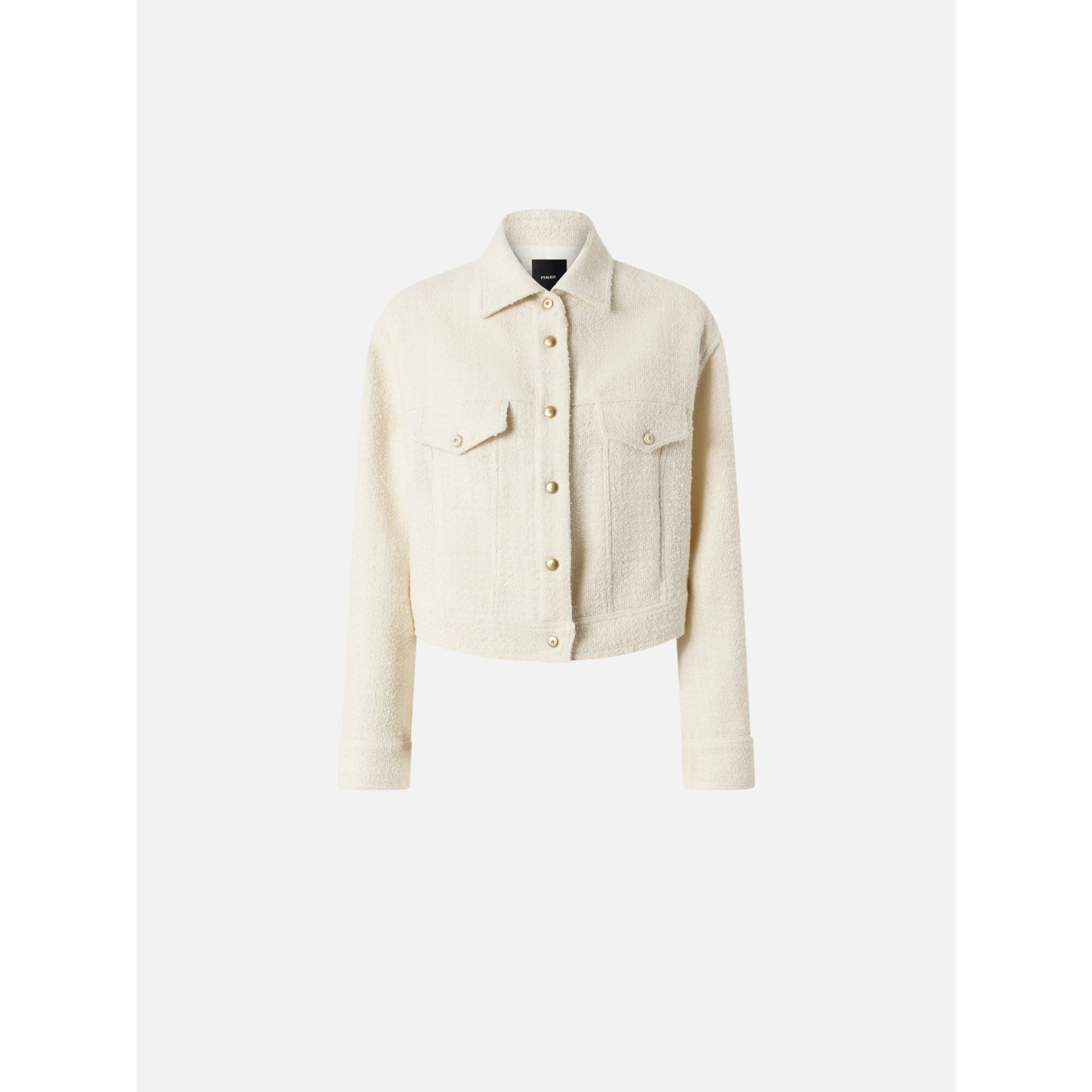 Cropped tweed jacket