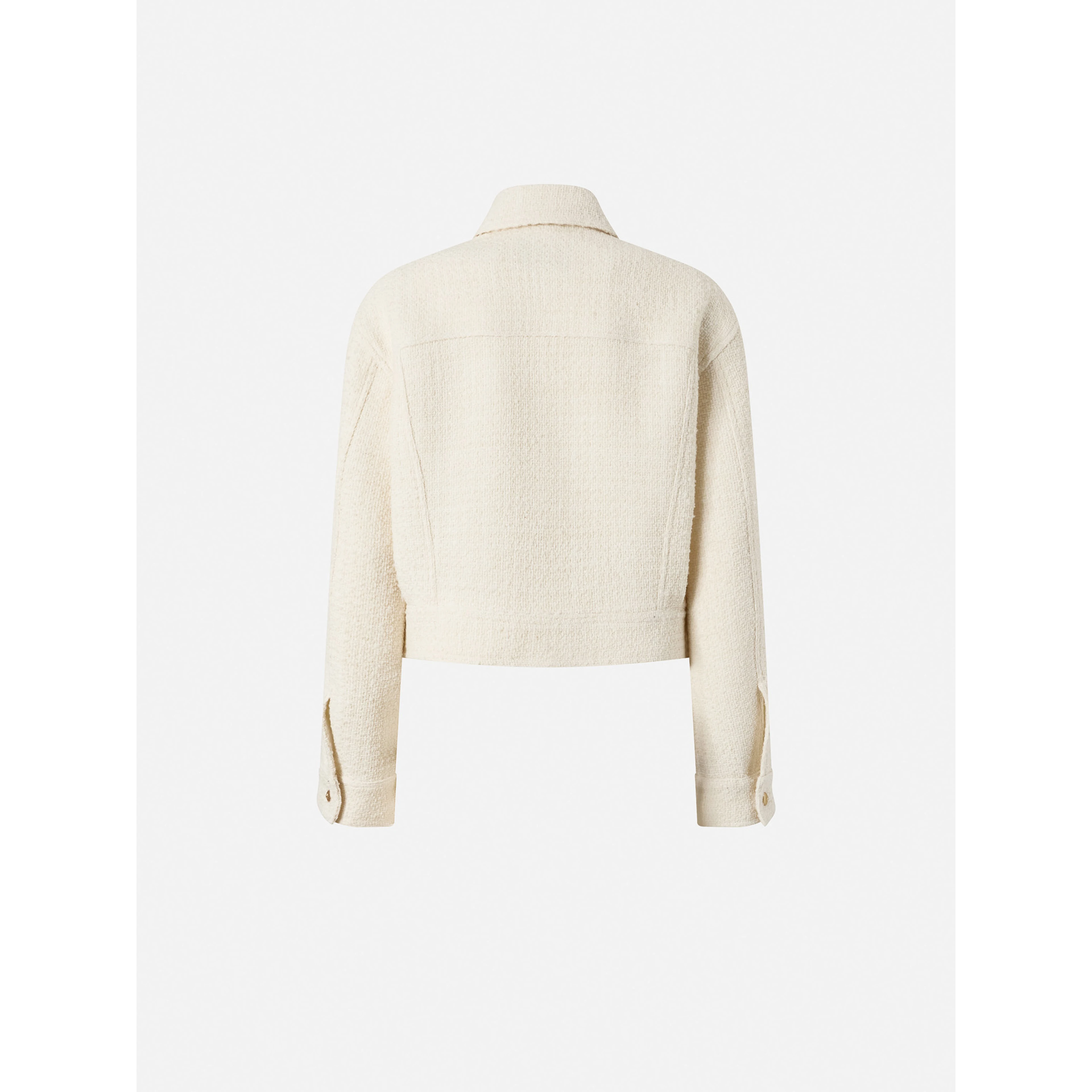 Cropped tweed jacket
