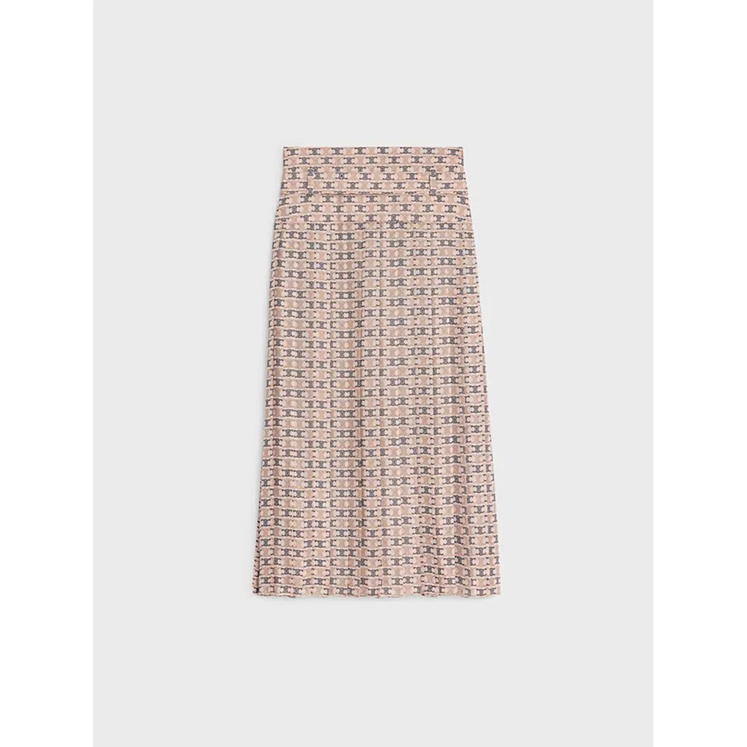 Plissee Signature Midi Skirt