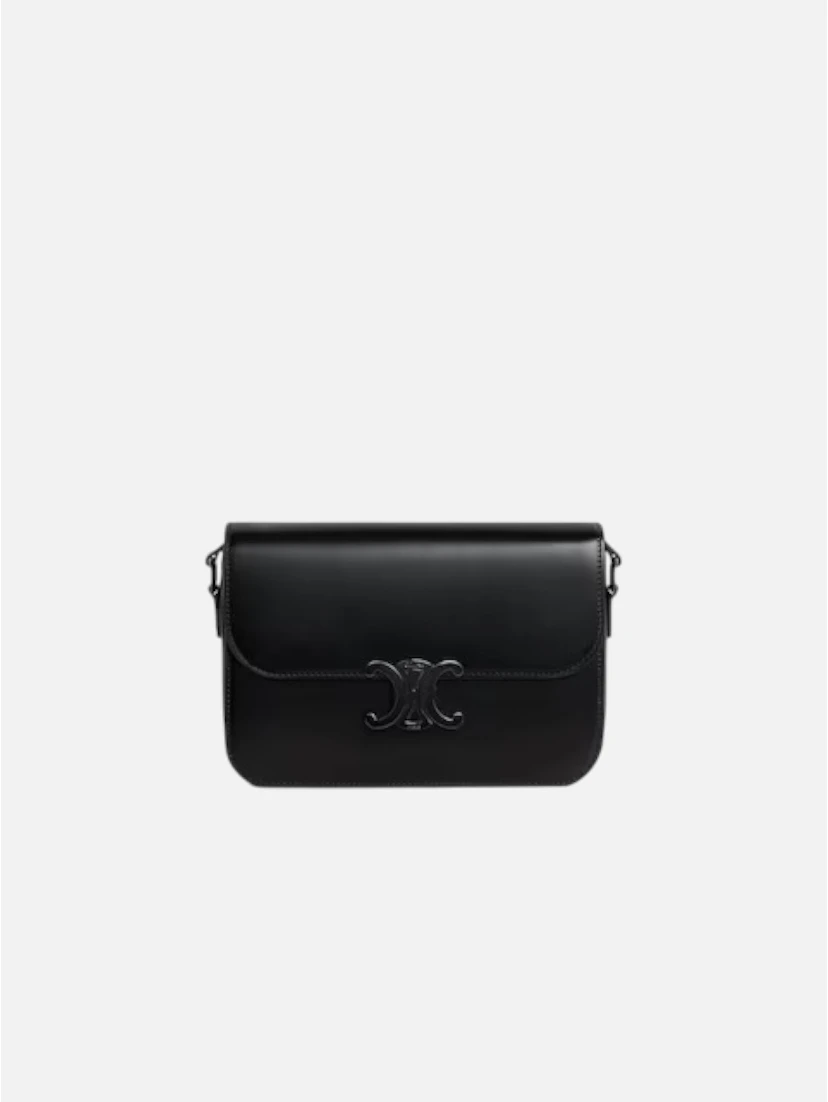 2020s medium Triomphe leather cross body bag