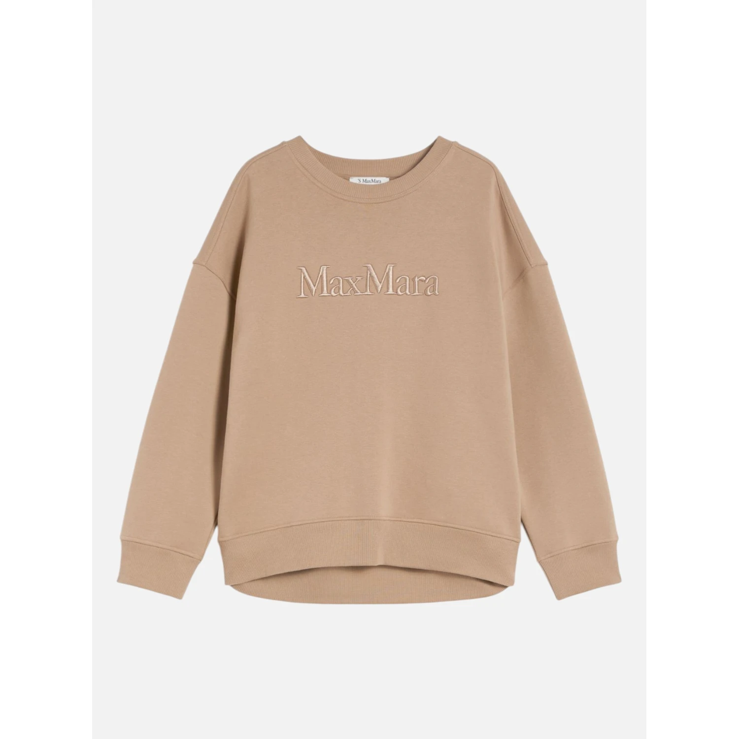Embroidered cotton sweatshirt